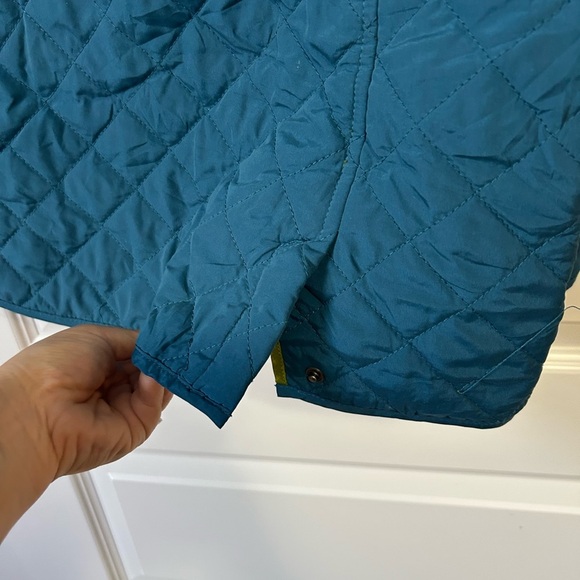 J. Jill Blue Quilted Barn Style Button up Jacket XL - Picture 3 of 8